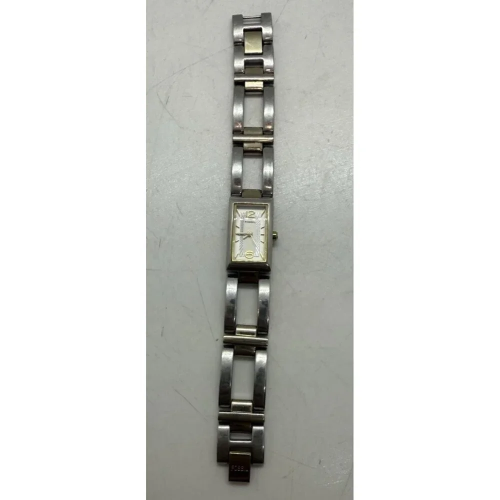 Fossil F2 Watch Women's 16mm Case Two Tone Band ES-1771 All Stainless Steel
